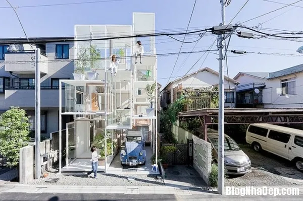 Căn nhà trong suốt độc đáo do kiến trúc sư Sou Fujimoto thiết kế