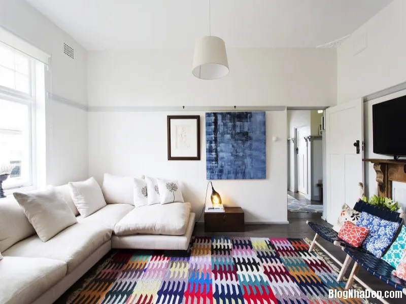 Những mẫu thảm trải sàn đẹp mắt cho phòng khách