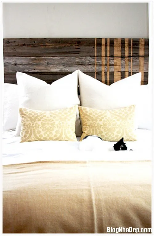Những thiết kế đầu giường theo phong cách rustic mộc mạc