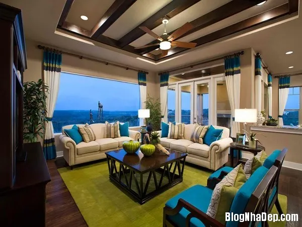 Trang trí phòng khách theo phong cách nhiệt đới