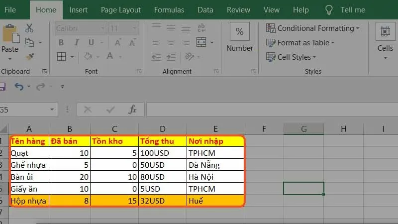 Các công thức tô màu theo điều kiện trong Excel nhanh, tự động