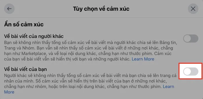 Cách ẩn lượt like trên Facebook bằng điện thoại, máy tính cực dễ