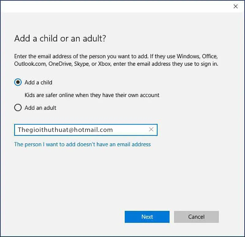 Cài đặt và sử dụng Family Safety trên Windows 10