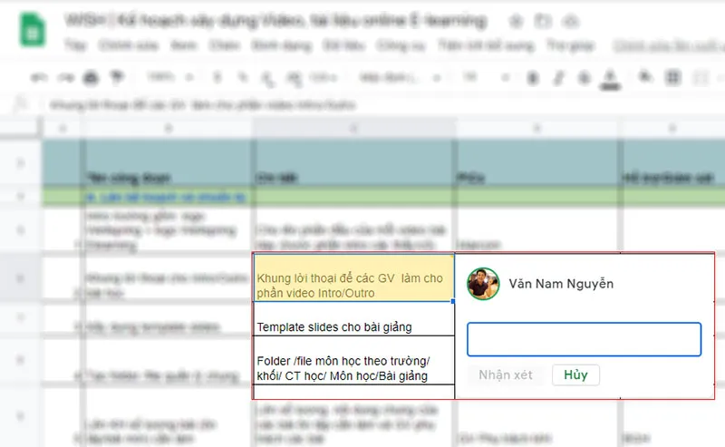 Giao việc trên Google Sheet thật đơn giản