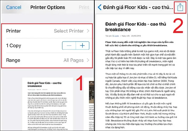 Hướng dẫn cách in File PDF từ điện thoại đơn giản, nhanh chóng