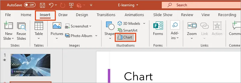 Hướng dẫn Chèn đồ thị vào Slide Powerpoint