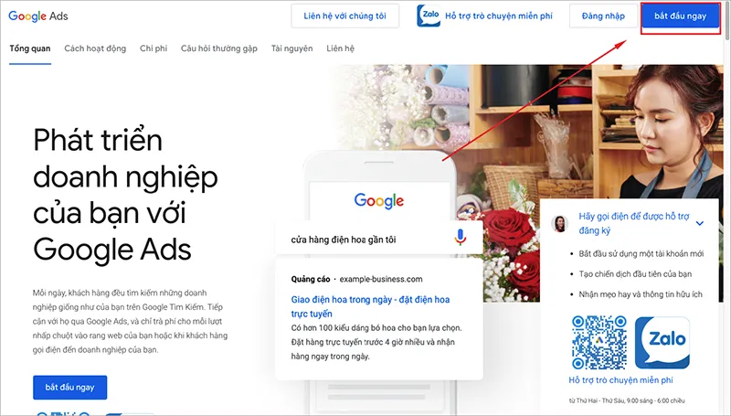 Hướng dẫn cụ thể từng bước chạy quảng cáo google ads