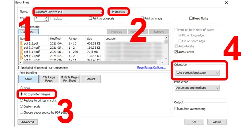 Hướng dẫn in nhiều File PDF cùng lúc cực đơn giản, nhanh chóng