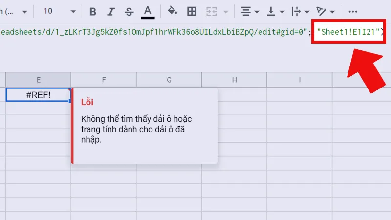 Hướng dẫn sử dụng hàm IMPORTRANGE trong Google Sheet để lấy dữ liệu