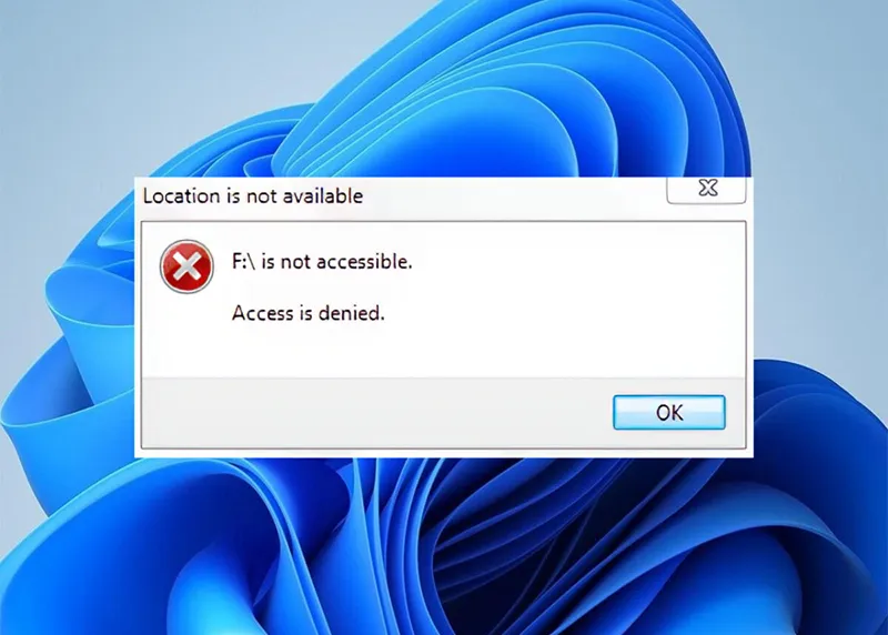 Hướng dẫn sửa lỗi từ chối truy cập ổ cứng Access is denied trong Windows 10