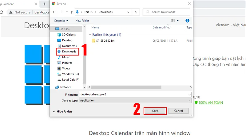 Hướng dẫn tải và tạo lịch làm việc trên Desktop Calendar chi tiết nhất 2021
