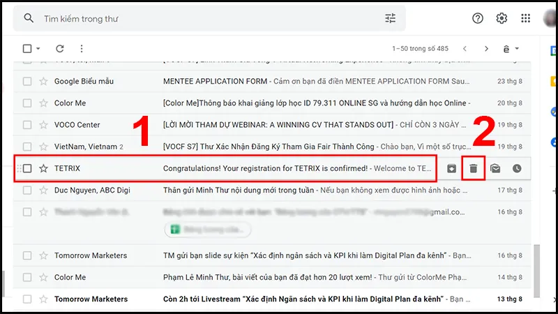 Hướng dẫn xoá thư, email trong Gmail một cách nhanh chóng hiệu quả
