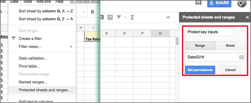 Những thủ thuật Google Sheets bạn cần biết