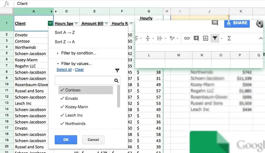 Những thủ thuật Google Sheets bạn cần biết