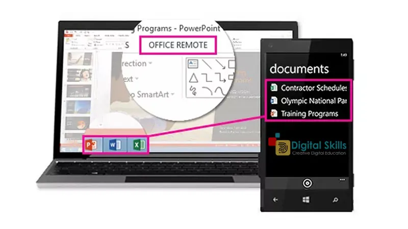Office Remote Biến điện thoại Android thành bút trình chiếu Slide