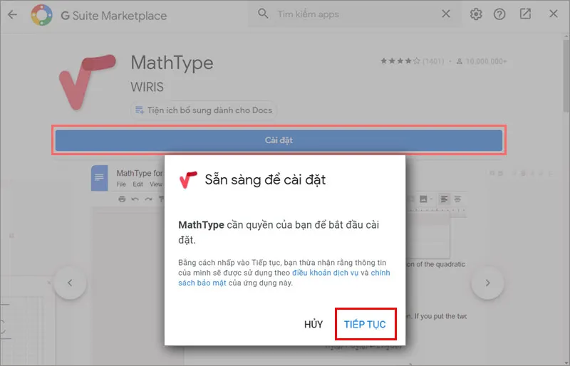 Sử dụng Math Type Trên Google Docs thật đơn giản