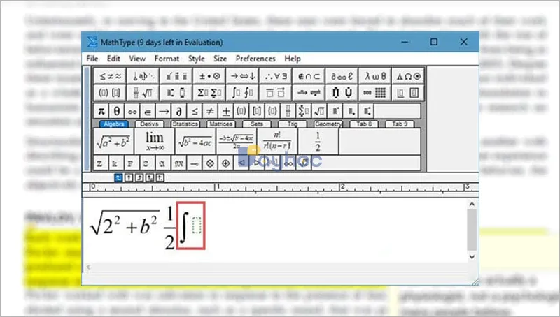 Tạo phím tắt trong MathType cho các hoạt động thường dùng